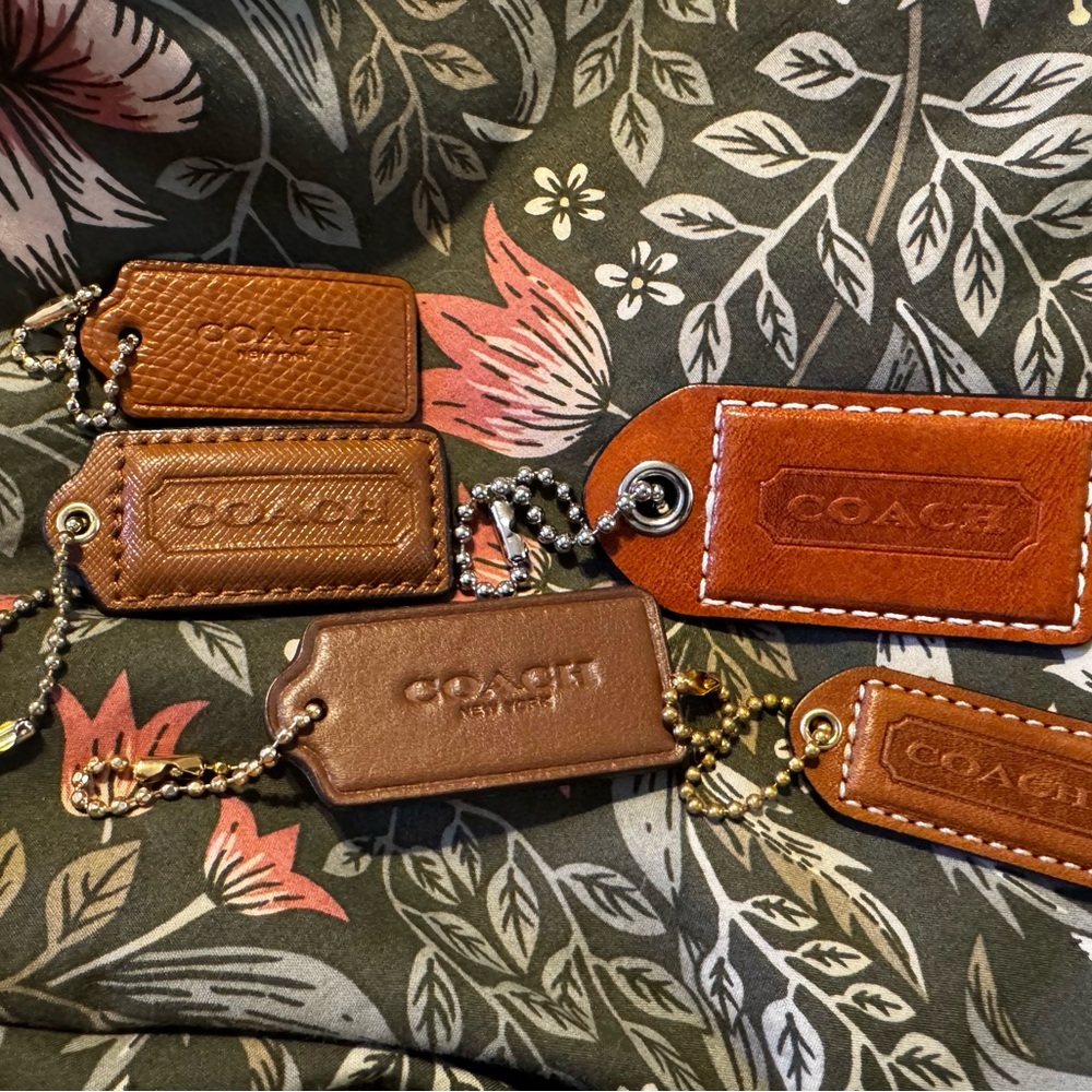 Coach hang tags